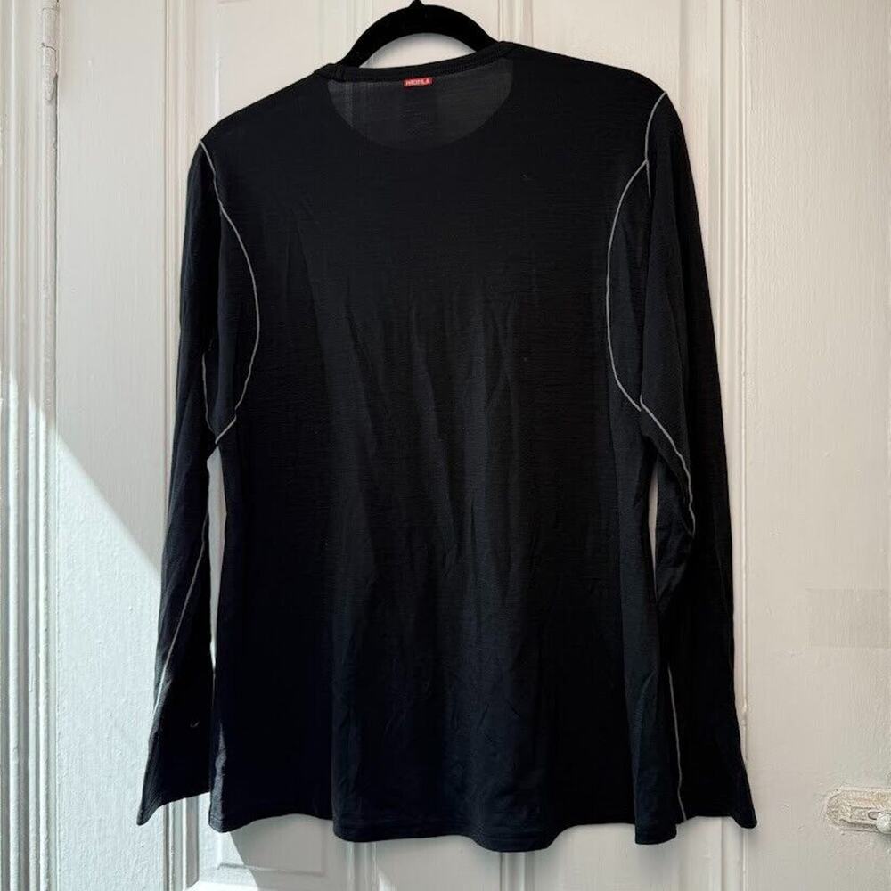 Bontrager Profila Cycling T-Shirt Womens XL Black Fitted Long Sleeve Crew Neck - Picture 4 of 6